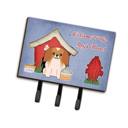 Carolines Treasures Dog House Collection Pekingnese Red and White Leash or Key Holder BB2857TH68